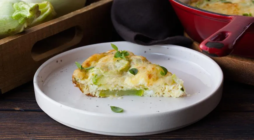 Frittata z cukinią w piekarniku