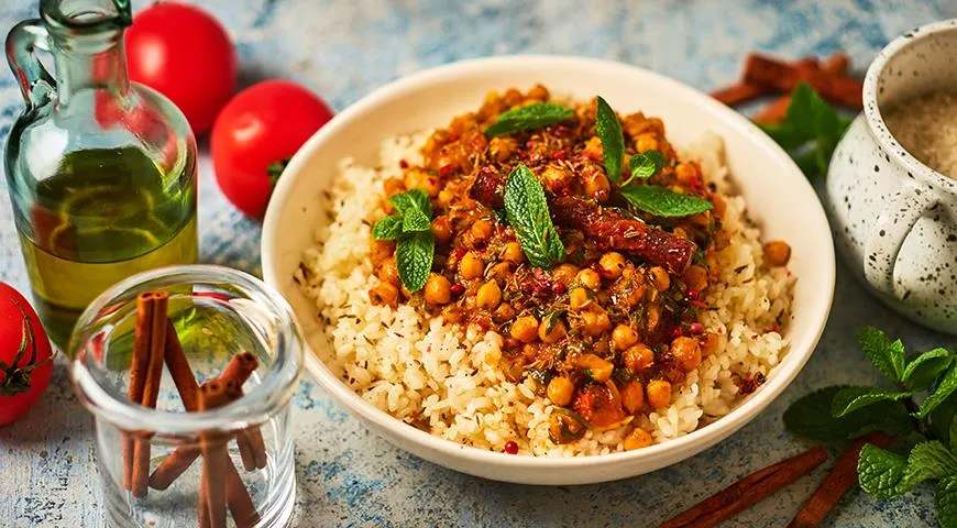 Owsianka ryżowa chana masala