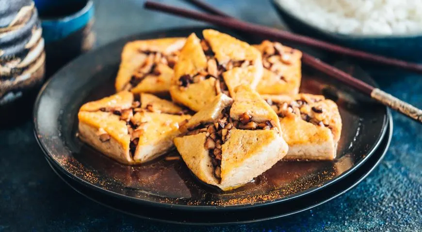 Tofu nadziewane shiitake